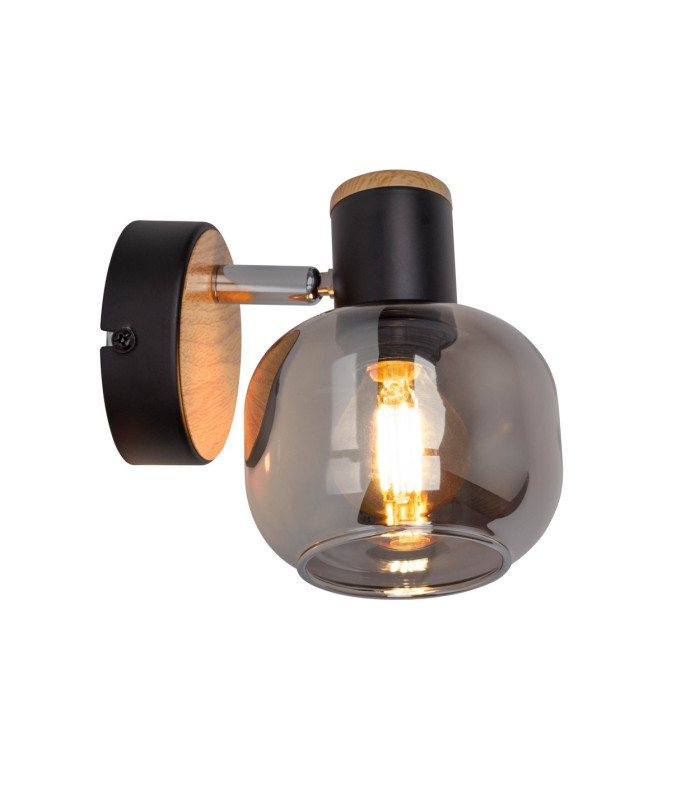 Fumoso Single Spotlight Black 1xE14-7