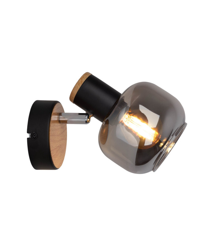 Fumoso Single Spotlight Black 1xE14-9