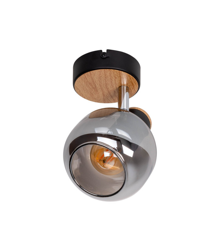 Fumoso Single Spotlight Black 1xE14-10