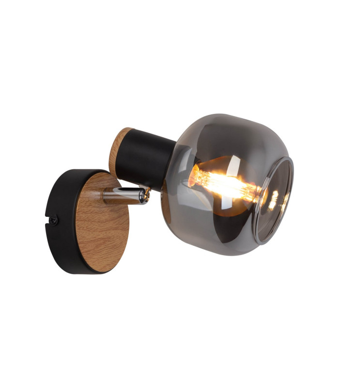 Fumoso Single Spotlight Black 1xE14-13
