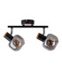 Fumoso Twin Ceiling Spotlight Black 2xE14-1