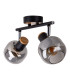 Fumoso Twin Ceiling Spotlight Black 2xE14-13