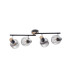Fumoso Ceiling Spotlight Bar Black 4xE14-1