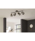 Fumoso Ceiling Spotlight Bar Black 4xE14-3
