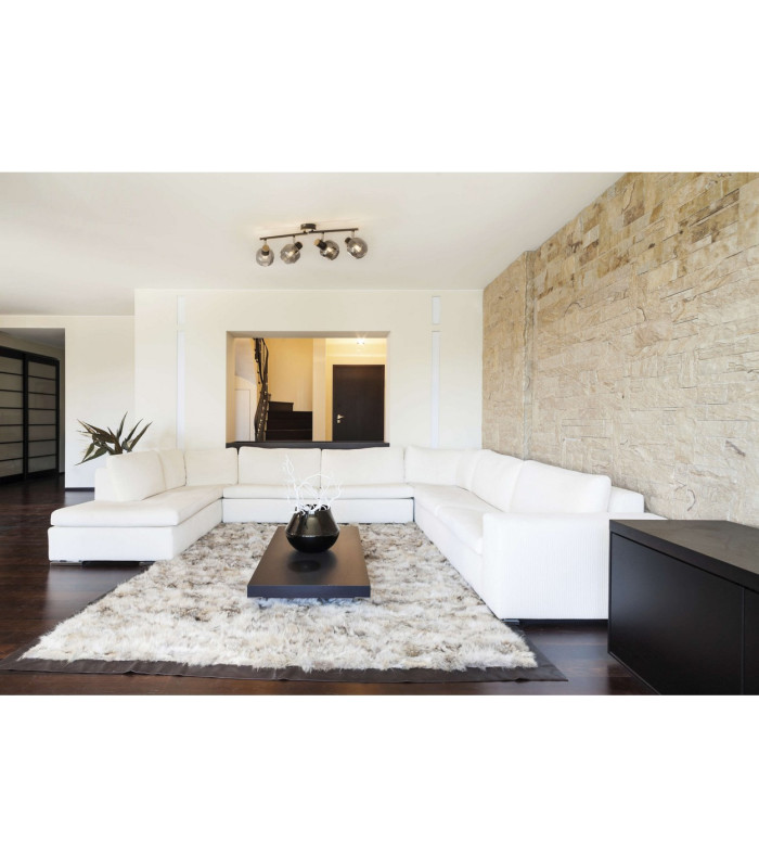 Fumoso Ceiling Spotlight Bar Black 4xE14-7