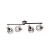 Fumoso Ceiling Spotlight Bar Black 4xE14-11