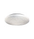 Polaris Dimmable LED Patterned Glass Flush Ceiling Light White 2932-6026K Remote Control-1