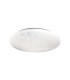 Polaris Dimmable LED Patterned Glass Flush Ceiling Light White 2932-6026K Remote Control-4