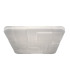 Luxor Dimmable LED Patterned Glass Flush Ceiling Light White 3000-6000K Remote Control-1