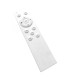 Luxor Dimmable LED Patterned Glass Flush Ceiling Light White 3000-6000K Remote Control-4