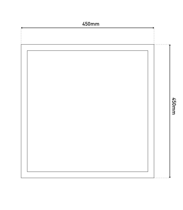 Alegre LED 45x45 Panel White PIR + Dusk to Dawn Sensor 3000K Timer Function-6
