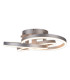 Divora Dimmable CCT Integrated LED Semi Flush Ceiling Light Aluminium 2700-6700K Remote Control-11