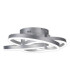 Divora Dimmable CCT Integrated LED Semi Flush Ceiling Light Aluminium 2700-6700K Remote Control-13