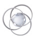 Divora Dimmable CCT Integrated LED Semi Flush Ceiling Light Aluminium 2700-6700K Remote Control-14