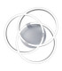 Divora Dimmable CCT Integrated LED Semi Flush Ceiling Light Aluminium 2700-6700K Remote Control-15