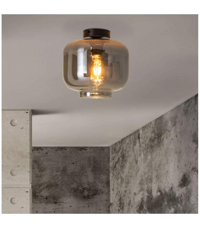 Vaso Cylindrical Ceiling Light Anthracite 1xE27-3