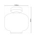 Vaso Cylindrical Ceiling Light Anthracite 1xE27-4