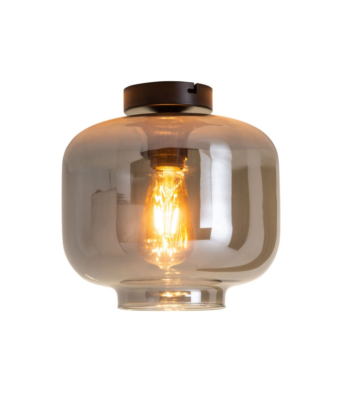Vaso Cylindrical Ceiling Light Anthracite 1xE27-5