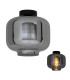 Vaso Cylindrical Ceiling Light Anthracite 1xE27-6