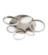 Stelari Dimmable 56cm Integrated LED Semi Flush Ceiling Light Steel-Blank 2800K-1