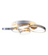 Stelari Dimmable 56cm Integrated LED Semi Flush Ceiling Light Steel-Blank 2800K-7
