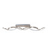 Stelari Dimmable 100cm Integrated LED Semi Flush Ceiling Light Steel-Blank 2800K-1