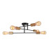 Modo Multi Arm Semi Flush Ceiling Lamp Black 6xE27-6