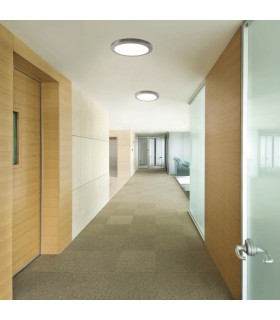 Bonus LED Flush Ceiling Light Chrome 3000-6500K-2