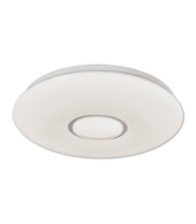 Picton Dimmable LED Flush Ceiling Light White 3000K-1