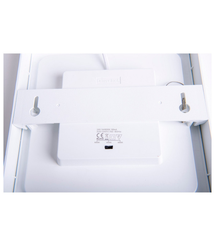 Komplex LED Square Flush Ceiling Light White 3000-6500K-8