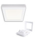 Komplex LED Square Flush Ceiling Light White 3000-6500K-12