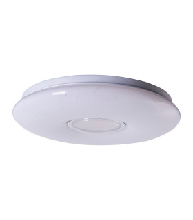 Picton Dimmable LED Decorative Flush Ceiling Light White 3000-6000K Remote Control Timer Function-1