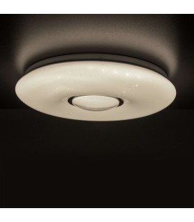 Picton Dimmable LED Decorative Flush Ceiling Light White 3000-6000K Remote Control Timer Function-2