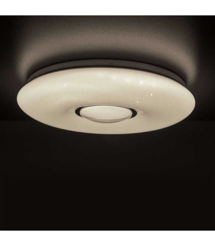 Picton Dimmable LED Decorative Flush Ceiling Light White 3000-6000K Remote Control Timer Function-2