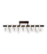 Belleza Dimmable Integrated LED Semi Flush Ceiling Light Black 2783K-8