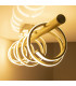 Belleza Dimmable Integrated LED Semi Flush Ceiling Light Satin Nickel 2783K-4