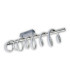 Belleza Dimmable Integrated LED Semi Flush Ceiling Light Satin Nickel 2783K-9
