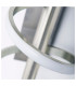 Belleza Dimmable Integrated LED Semi Flush Ceiling Light Satin Nickel 2783K-10