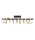 Belleza Dimmable Integrated LED Semi Flush Ceiling Light Gold 2900K-8