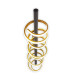 Belleza Dimmable Integrated LED Semi Flush Ceiling Light Gold 2900K-10