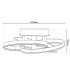 Divora Dimmable CCT Integrated LED Semi Flush Ceiling Light Aluminium 2800-6800K Remote Control-10