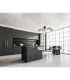 Fumoso Multi Arm Semi Flush Ceiling Lamp Black 5xE14-3