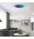 Sligo Dimmable CCT Integrated LED Semi Flush Ceiling Light Multi Colour 2900-6200K Remote Control-2