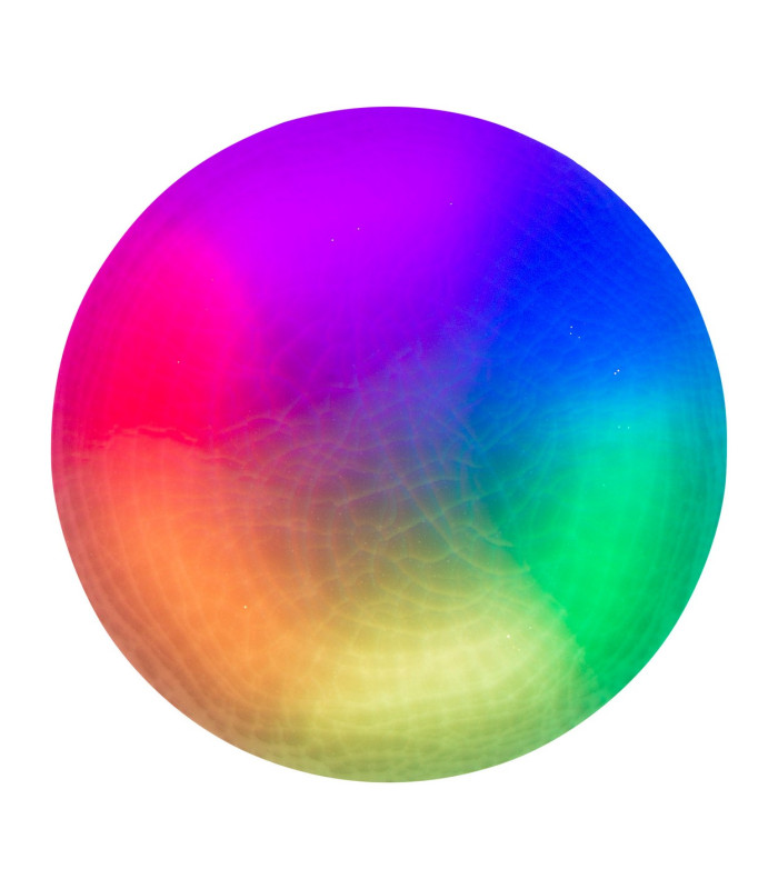 Sligo Dimmable CCT Integrated LED Semi Flush Ceiling Light Multi Colour 2900-6200K Remote Control-4