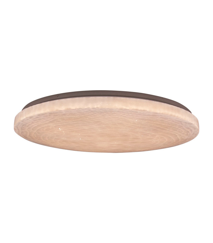 Sligo Dimmable CCT Integrated LED Semi Flush Ceiling Light Multi Colour 2900-6200K Remote Control-12