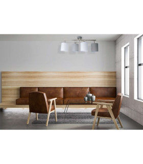 Tilde Multi Arm Semi Flush Ceiling Lamp Silver-2