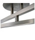 Tilde Multi Arm Semi Flush Ceiling Lamp Silver-9