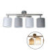 Tilde Multi Arm Semi Flush Ceiling Lamp Silver-15
