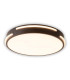 Ventura Dimmable Integrated LED Semi Flush Ceiling Light Black 3000-6000K Remote Control-4