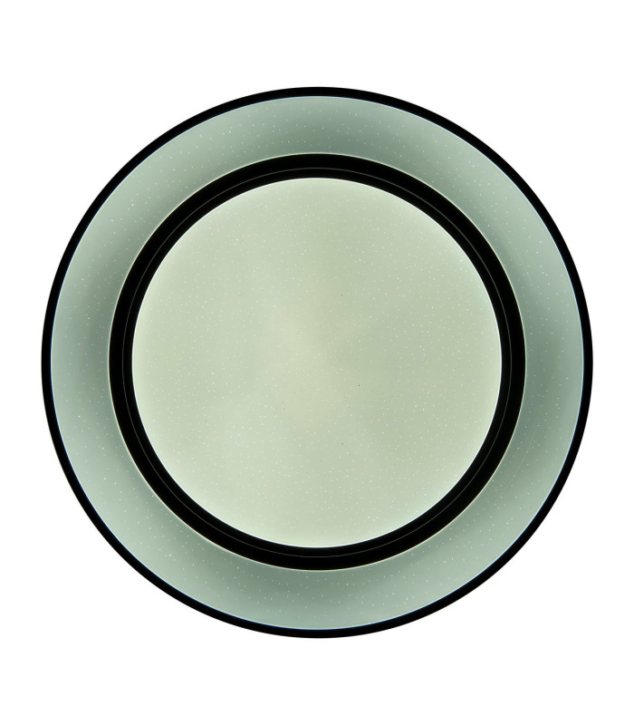 Monterey Dimmable 38cm CCT Integrated LED Semi Flush Ceiling Light Black 3000-6500K Remote Control-9